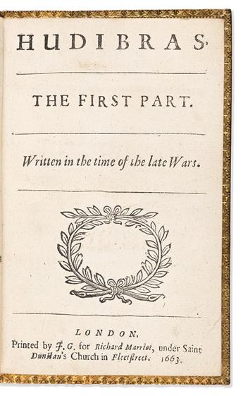 Butler, Samuel (1613-1680) Hudibras. The First, Second & Third Parts.